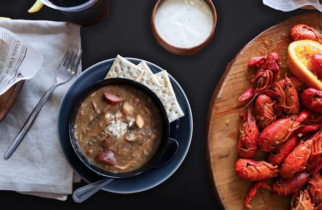 Large Chicken Sausage Gumbo.